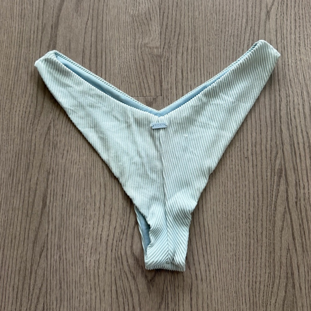 Roxy Cheeky Ribbed Bikini Bottom - Picture 2 of 4